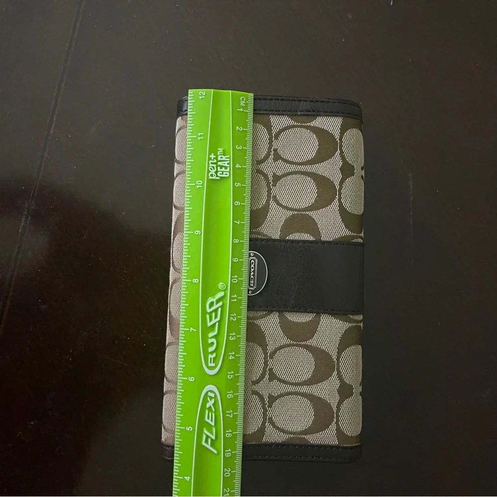 Coach canvas wallet